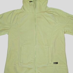 Calvin Klein Pastel Green Fleece Zip Up